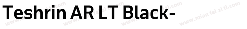 Teshrin AR LT Black字体转换